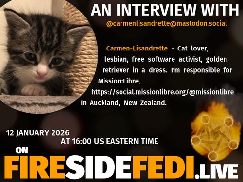 Fireside Fedi Interview - Carmen - Mission Libre