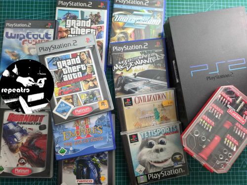 repeatro | Refurbishing & Playtesting: PS1, PS2 Console and Games 🪛